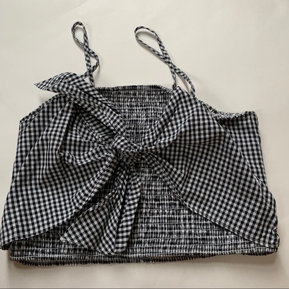 American Eagle Outfitters Tops - American Eagle} Smocked Gingham Tank